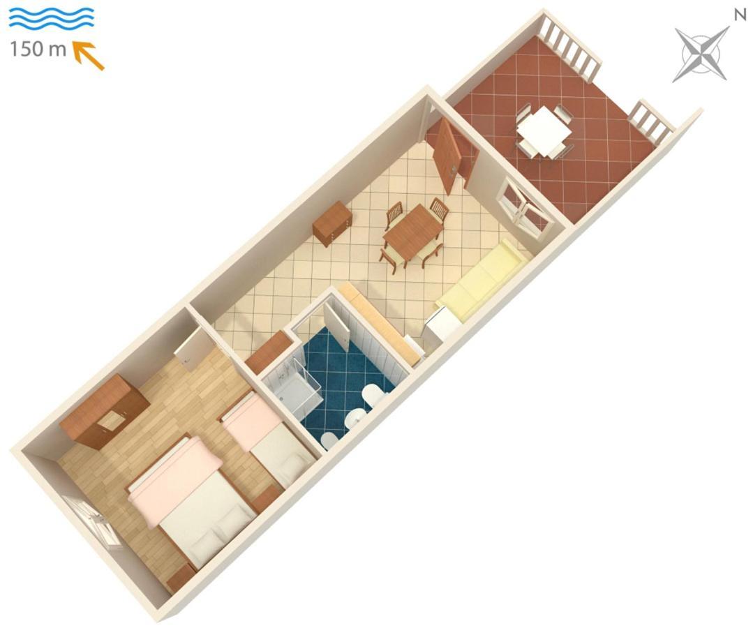 Apartments By The Sea Duga Luka - Prtlog, Labin - 2367 Drenje  ภายนอก รูปภาพ